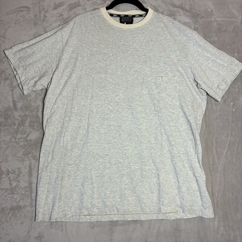 DKNY Crewneck T-Shirt Heather Gray Size M